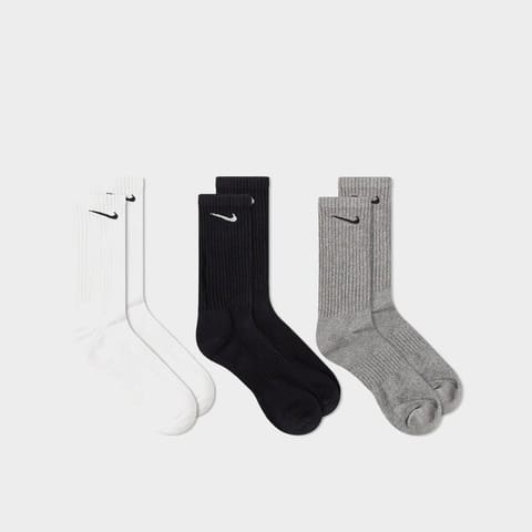 NIKE 3PK CREW EVERYDAY CUSH SOCK