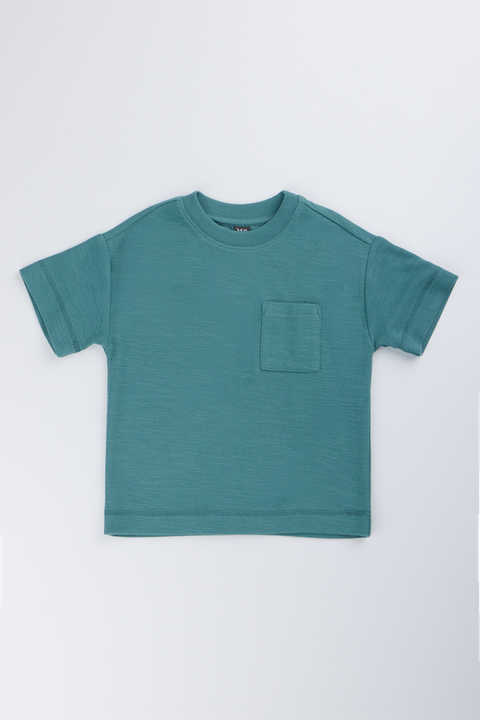Textured Short Sleeve Pocket T-Shirt