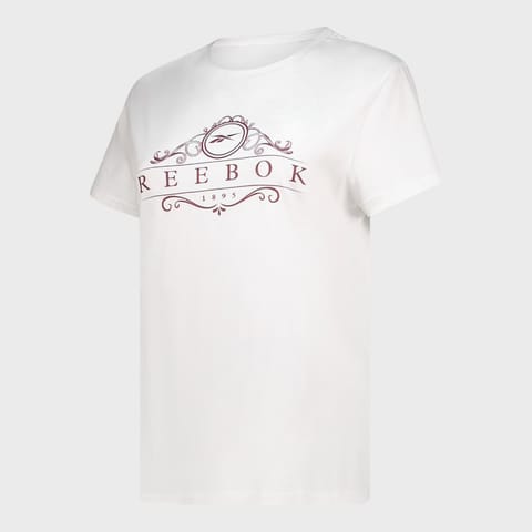 Reebok Womens Nostalgia Boxy Tee White