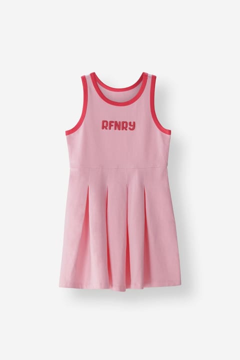 Fitted Pleated Ringer Dress