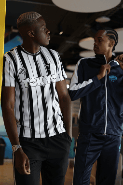 Striped Football Jersey