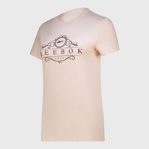 Reebok Womens Nostalgia Boxy Tee Pink