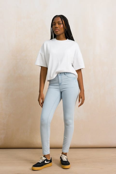 Mid Rise Skinny Jeans