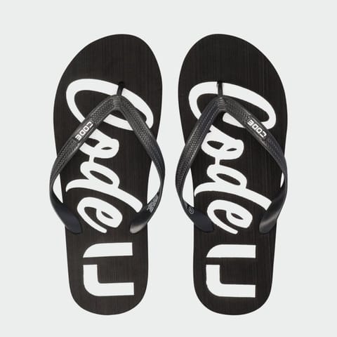 Code Mens Flip Flops Black