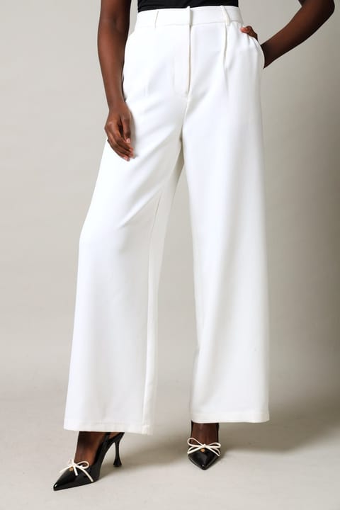 Wide leg Pants - White