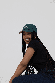 Cotton Baseball Cap Forest Green