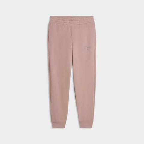 Puma Womens Essential Script Comfort Track pant Beige